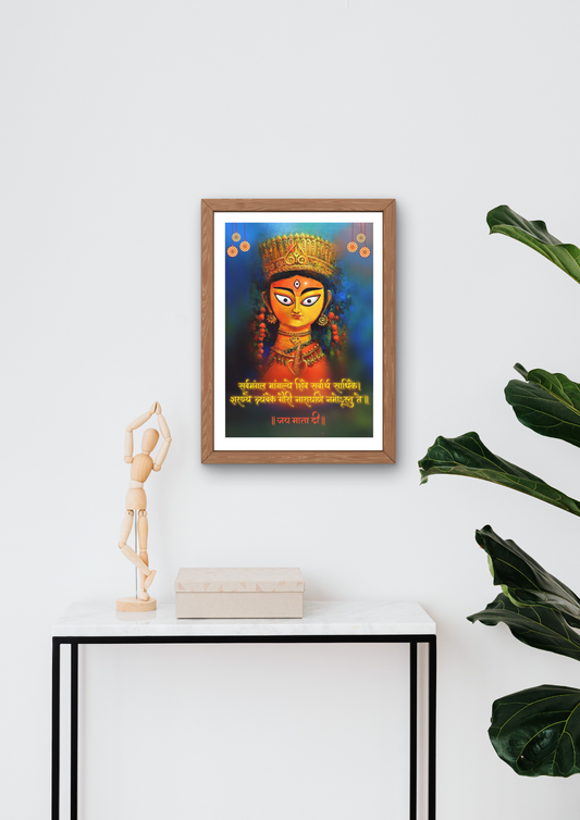 Maa Durga Printed Wall Decor